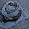 crinkle Seidenschal grautöne 819805